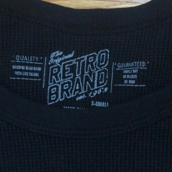 Super Cute BlackHawks Thermal Waffle Tee - Picture 5 of 6